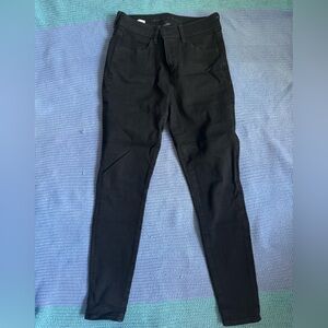 American Eagle Outfitters Black Denim Skinny Jeans